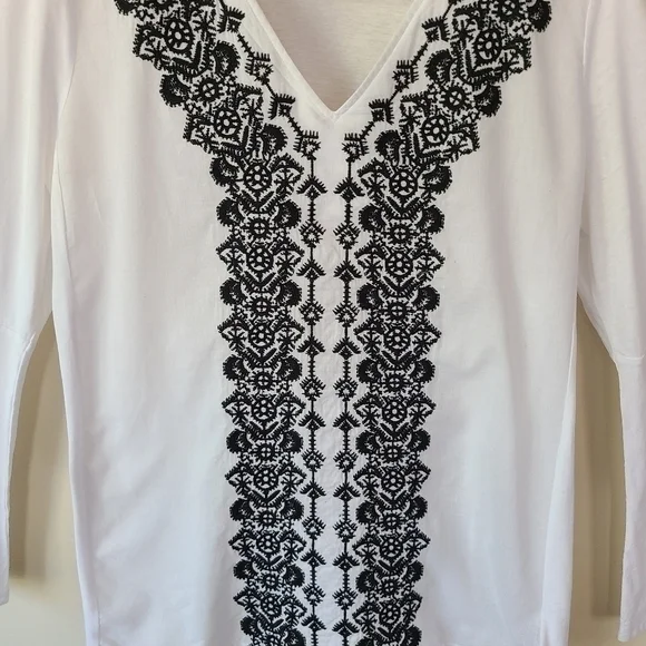 Michael Kors V-Neck Long Sleeve Tunic‎ - Picture 2 of 7